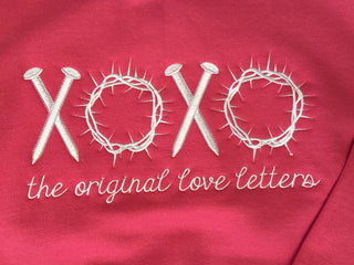 XOXO – The Original Love Letters Sweatshirt - Simply Blessed Children's Boutique