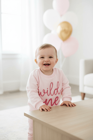 Wild One Birthday Sweatshirt - Mud Pie-Misc.-Simply Blessed Children's Boutique