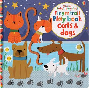 Baby's Very First Fingertrail Playbook Cats & Dogs-Books-Simply Blessed Children's Boutique