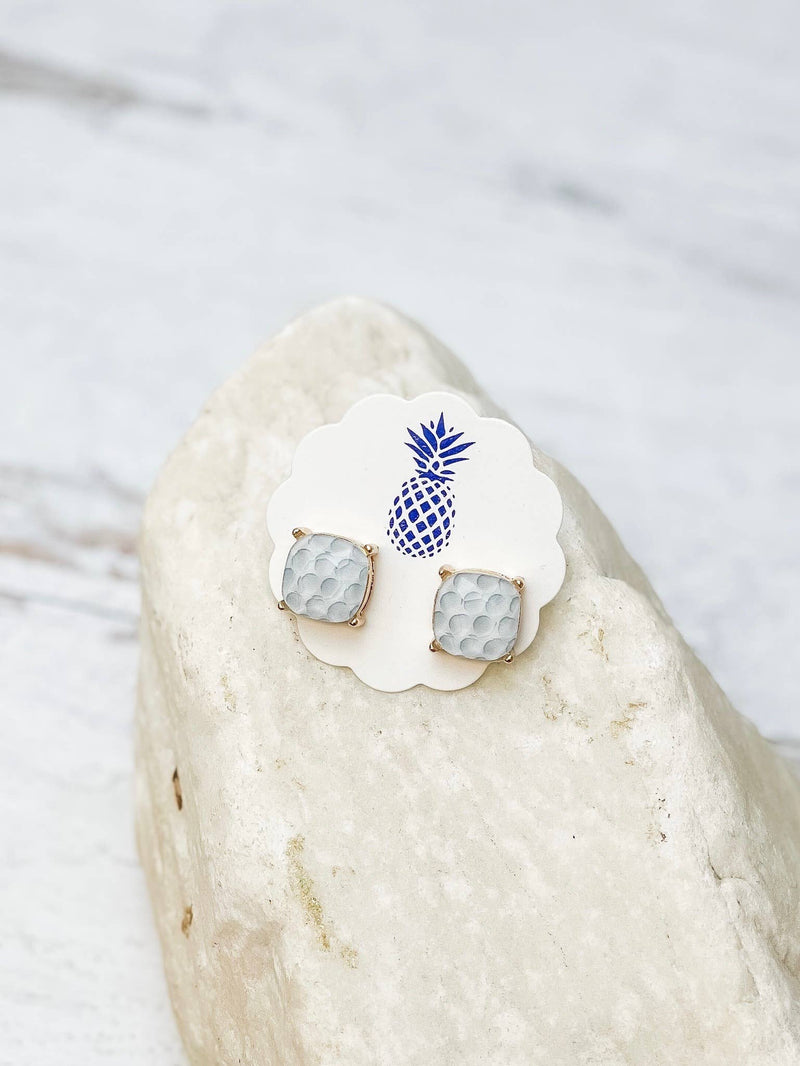 Golf Sports Stud Earrings