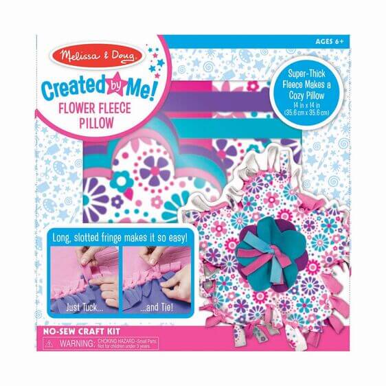 Created by Me! Flower Fleece Pillow-Toys-Simply Blessed Children's Boutique