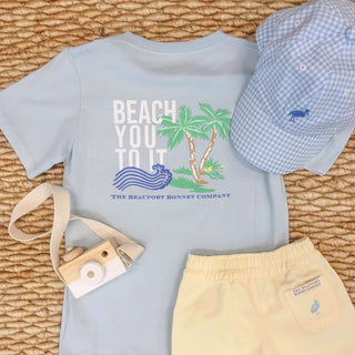 Sheffield Shorts - Bellport Butter Yellow With Buckhead Blue Stork