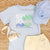 Sir Proper's T-Shirt & Onesie Buckhead Blue With Park City Periwinkle Stork