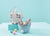 Gray Gingham Easter Basket