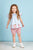 Apple Toddler Girl Short Set