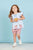 Apple Toddler Girl Short Set