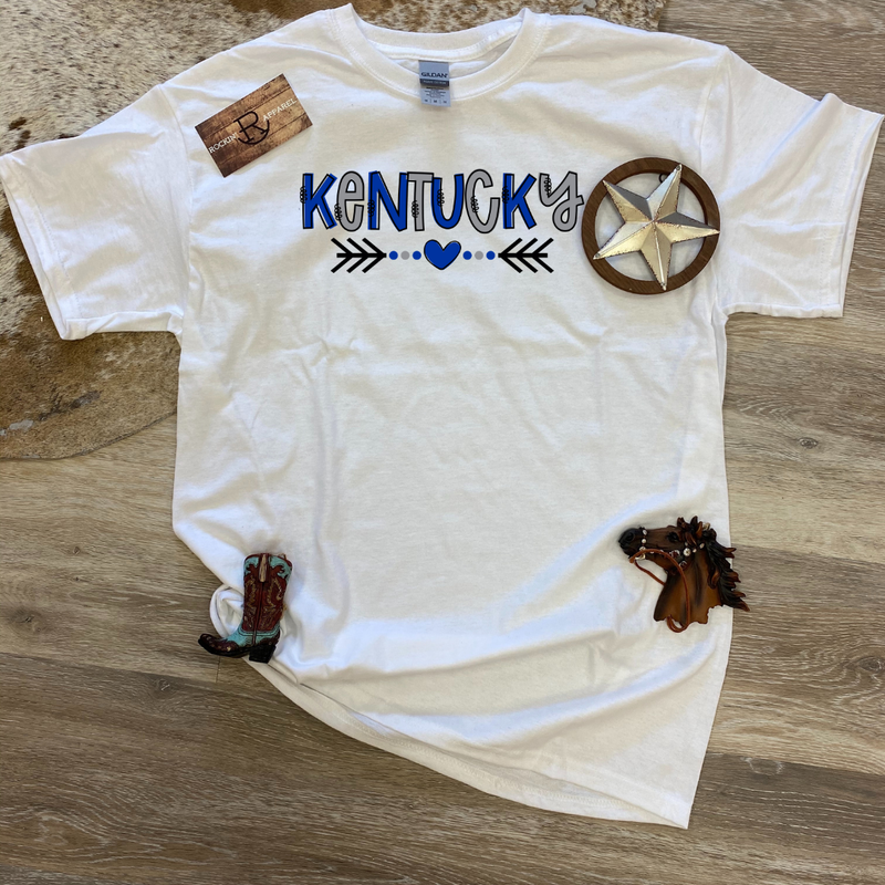 Kentucky Arrow Heart Ladies Shirt