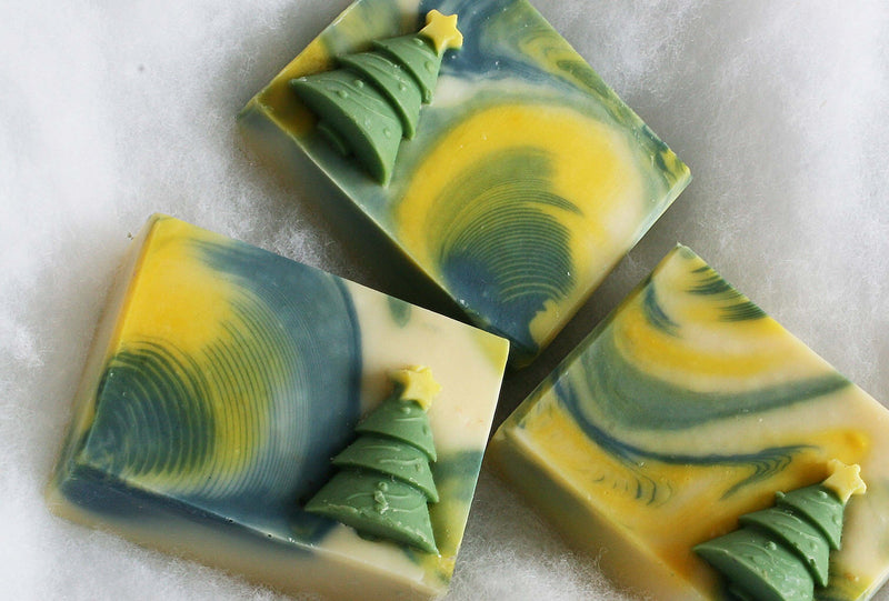 Organic Christmas Tree Soap (Alpine frost)