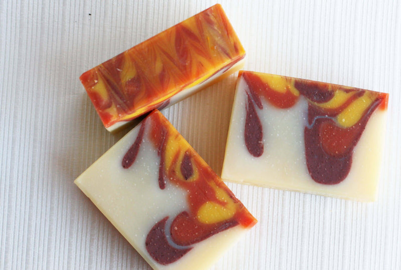 Organic Lava Handmade Soap (apple and rose)