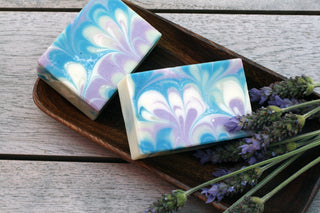 Organic Peacock Feather Soap (lavender)