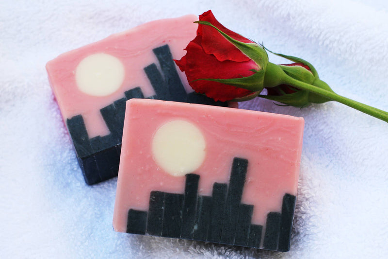 Organic Pink Sky Soap (pink rose)