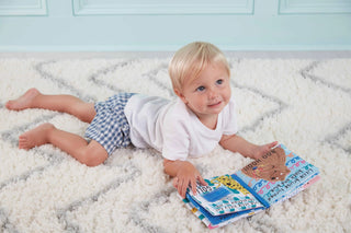 Blue Ouch Baby Soft Book