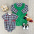 Brently Bubble Prestonwood Plaid With Richmond Red Smocking