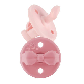 NEW Sweetie Soother™ Pink Orthodontic Pacifier Sets-Pacifiers & Teethers-Simply Blessed Children's Boutique