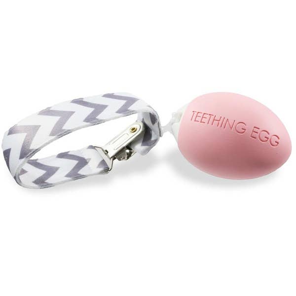 The Teething Egg - Pink-Infants-Simply Blessed Children's Boutique