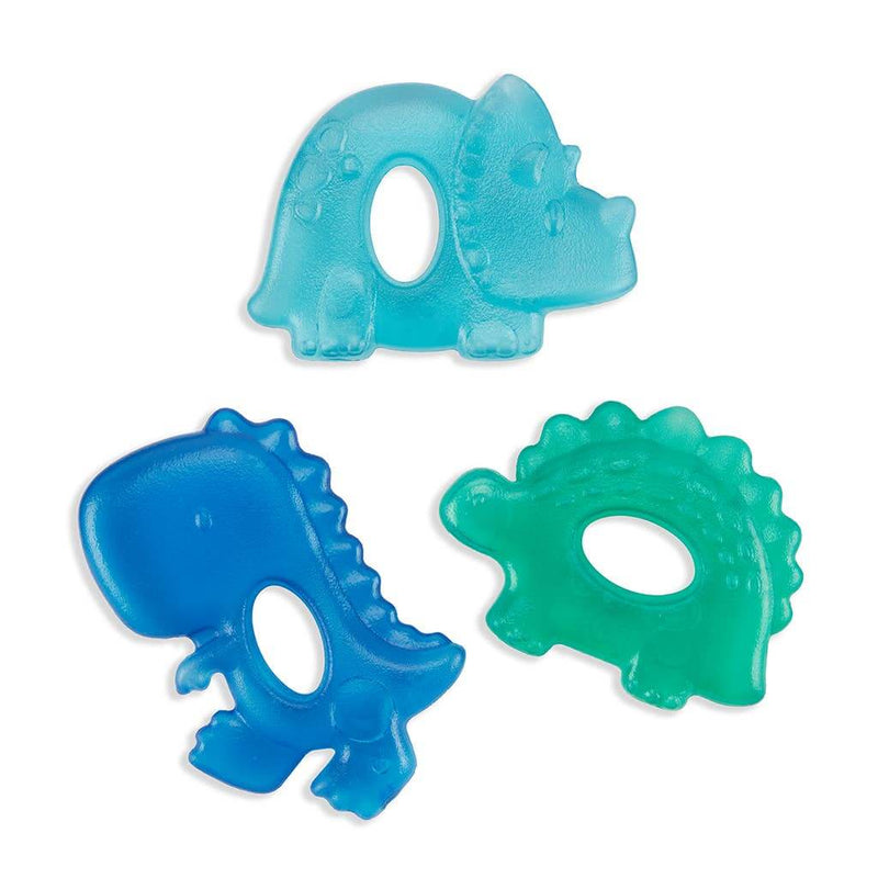 NEW Cutie Coolers™ Dino Water Filled Teethers (3-pack)-Pacifiers & Teethers-Simply Blessed Children's Boutique