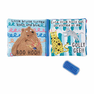 Blue Ouch Baby Soft Book