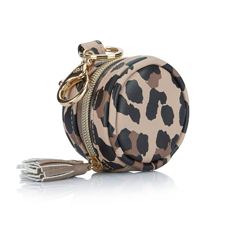 Leopard Diaper Bag Pacifier Charm Pod Keychain-Infants-Simply Blessed Children's Boutique