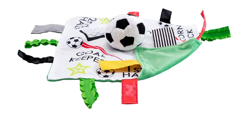 Soccer Ball Baby Learning Lovey Tag Stroller Toy 10