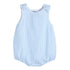 Light Blue Stripe Basic Seersucker Romper