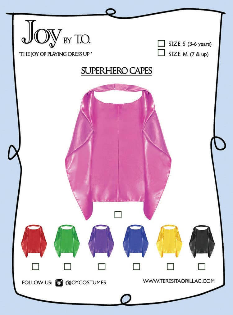Superhero Cape Pink