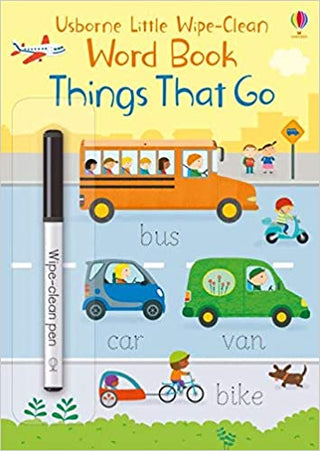 Little Wipe-Clean Word Book: Things That Go-Simply Blessed Children's Boutique