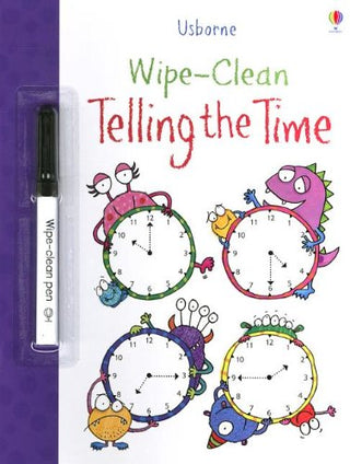 Wipe-clean Telling the Time-books-Simply Blessed Children's Boutique