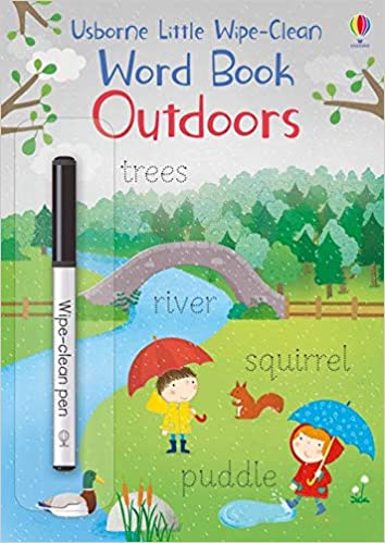 Little Wipe Clean Word Book Outdoors-books-Simply Blessed Children's Boutique