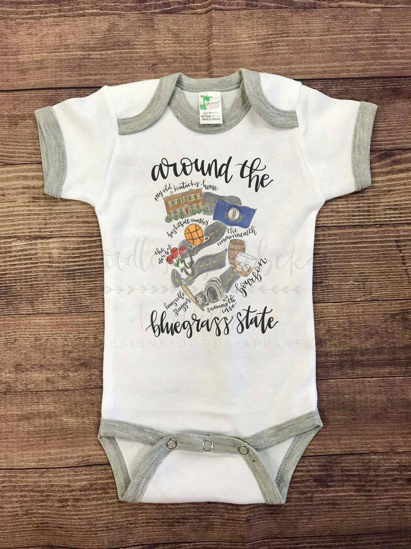 Baby Ringer Bodysuits the bluegrass