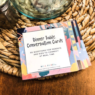 Dinner Table Conversation Cards