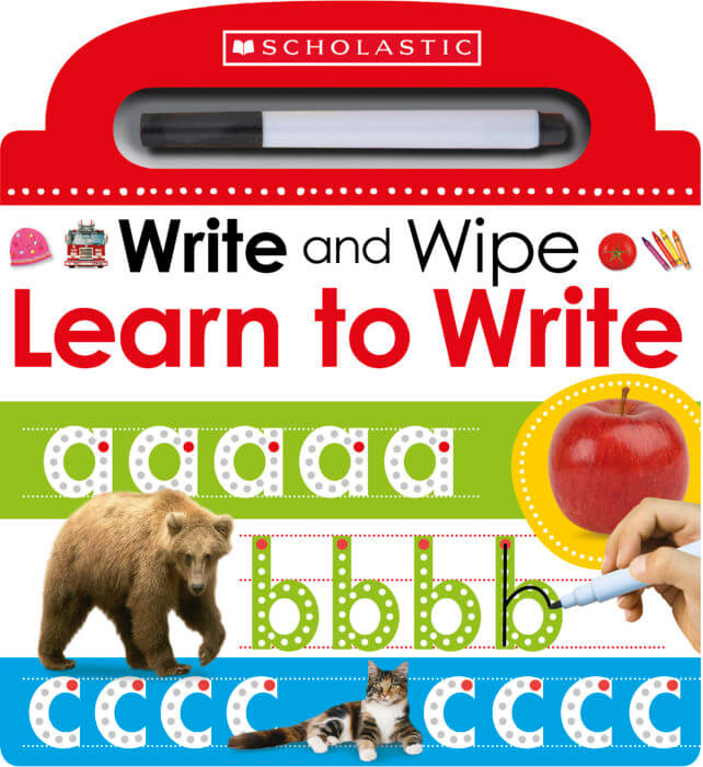 Scholastic Early Learners: Write and Wipe Learn to Write-books-Simply Blessed Children's Boutique