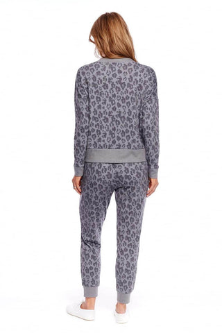 Kingston Black Leopard Joggers