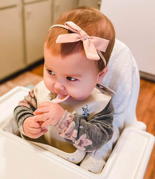 Pink Sweetie Spoons™ Spoon + Fork Set-Infants-Simply Blessed Children's Boutique