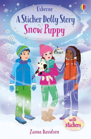 Usborne A Sticker Dolly Story - Snow Puppy Book-Books-Simply Blessed Children's Boutique