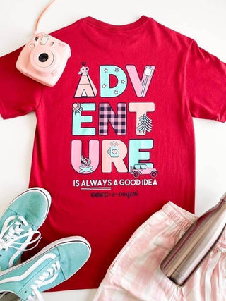 Adventure Is Always A Good Idea: Cardinal Red-Misc.-Simply Blessed Children's Boutique