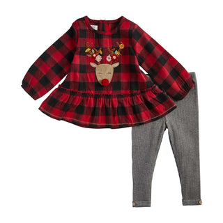 Alpine Reindeer Tunic & Legging Set-Misc.-Simply Blessed Children's Boutique