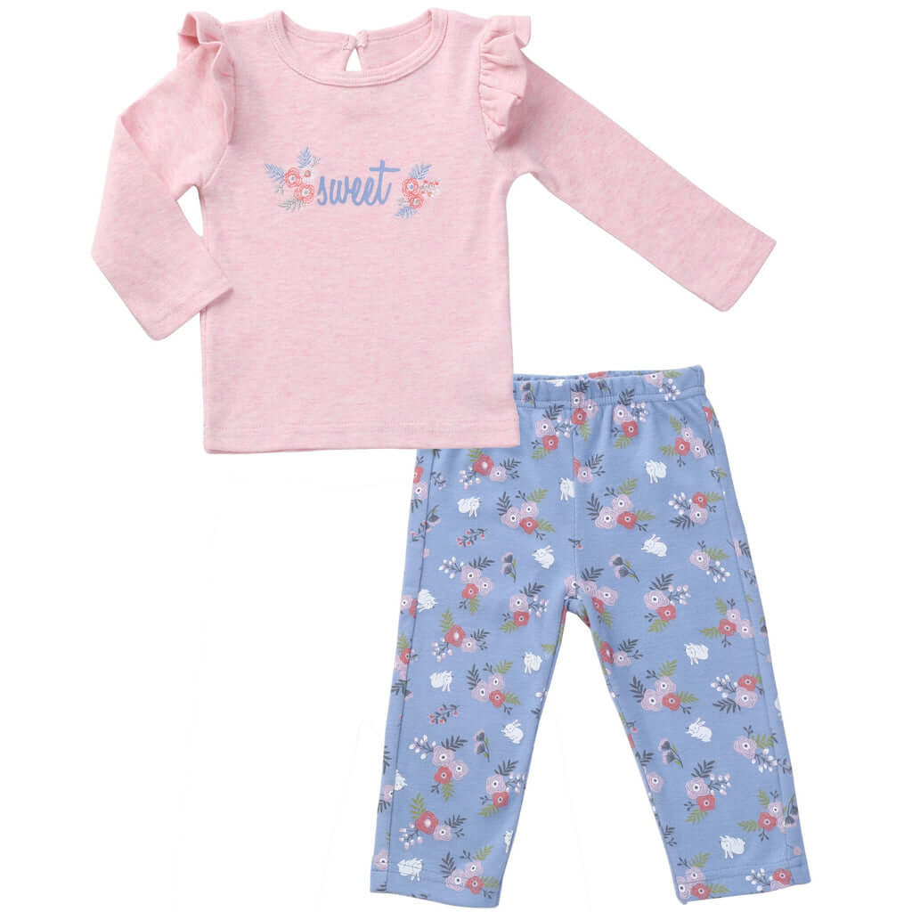 Sweet Ruffle Leggings Outfit