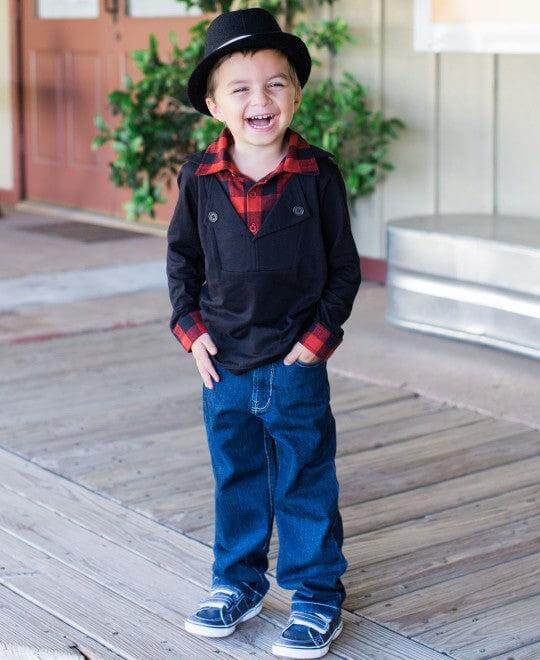 Everyday Dark Blue Slim Jeans-Boys-Simply Blessed Children's Boutique
