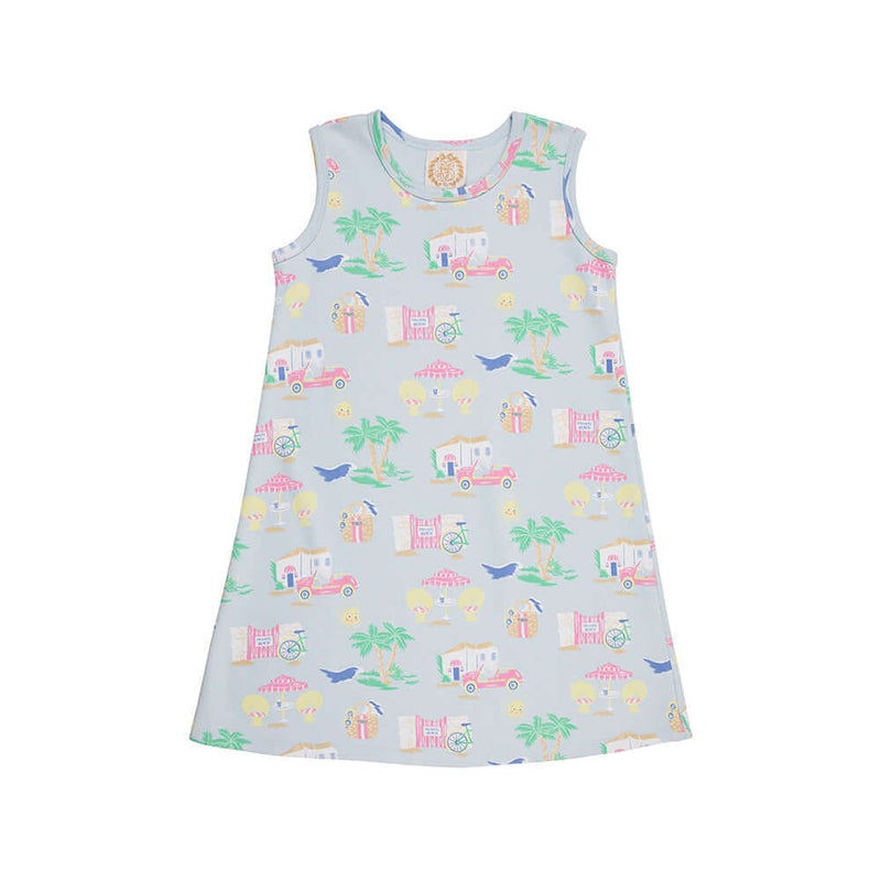 Sleeveless Polly Play Dress - Bahama Bound