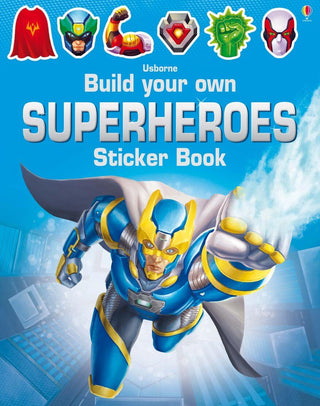 Build Your Own Superheroes Sticker Book-Books-Simply Blessed Children's Boutique