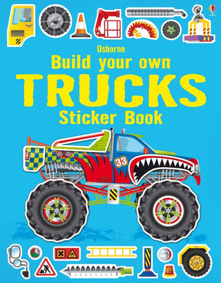 Build Your Own Trucks Sticker Book - Usborne-Books-Simply Blessed Children's Boutique