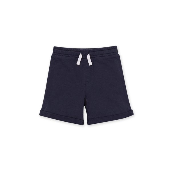 French Terry Organic Baby Rolled Cuff Short