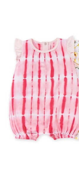 Pink Tie Dye Organic Baby Romper