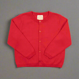Cambridge Cardigan (Unisex) Richmond Red-Misc.-Simply Blessed Children's Boutique