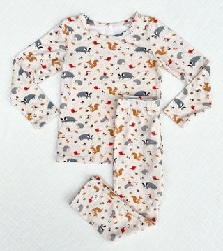 Charlie's Project Forest Friends Pajama Set by Charlie's Project-Pajamas-Simply Blessed Children's Boutique