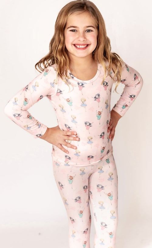 Ballet Class Bamboo Pajama Set by Charlie's Project