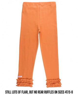 Cider Ruffle Leggings - Ruffle Butts-Girls Leggings/Bottoms-Simply Blessed Children's Boutique