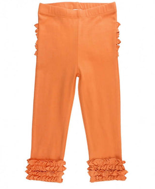 Cider Ruffle Leggings - Ruffle Butts-Girls Leggings/Bottoms-Simply Blessed Children's Boutique