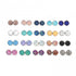 Assorted colors Druzy post Earrings