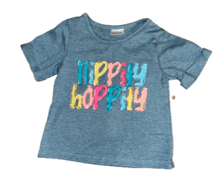Kids Hippity Hoppoity Easter TShirt